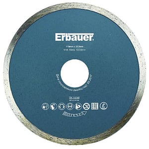 Disc polizor ERBAUER, diamantat continuu