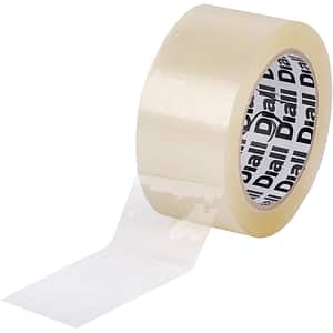 Banda adeziva DIALL, 50 mm x 100 m, transparent