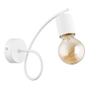 Aplica incandescent, alba, 1 bec, E27, 60 W  Alfa Tango