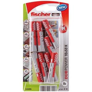 Set dibluri FISCHER DuoPower, 10 x 50mm, 10 bucati