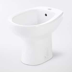 Bideu stativ GOODHOME Baciu, 35.5 x 54.5 x 38 cm, ceramica, alb