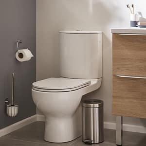 Set vas WC si rezervor GOODHOME Cavally, montare pe pardoseala, ceramica, 3/6 l, alb