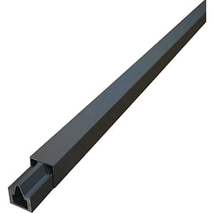 Profil de finisare capat gard KLIKSTROM Neva 100600081, aluminiu, gri