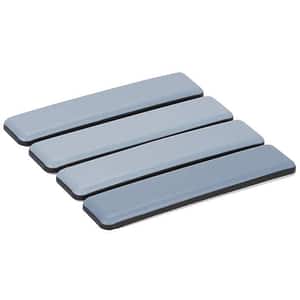 Set 4 protectii podea DIALL 100605049, 14 x 100 mm