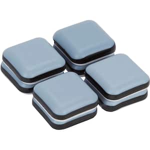 Set 8 protectii podea DIALL 100605050, 25 x 25 mm