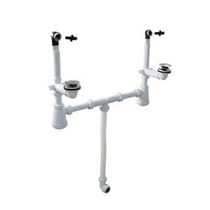 Kit sifon Cooke & Lewis Imandra, pentru chiuveta cu 2 cuva, 63 mm, 1 1/4"