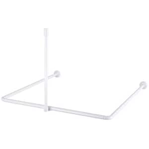 Bara perdea de dus COOKE & LEWIS Nira, 90 x 90 x 80 cm, alb