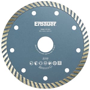 Disc polizor ERBAUER, turbo, 125x22.2mm