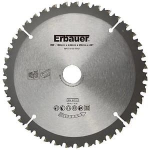 Disc circular multi Erbauer MD, 40T, 160 x 20 mm
