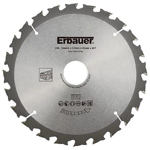 Disc circular pentru lemn Erbauer, 40T, 184 x 30 mm