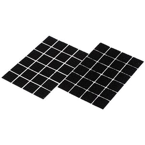 Banda cu scai DIALL 100614923, 25 x 25 mm, negru