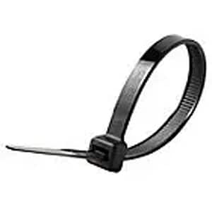 Colier  DIALL 100615260,  4.8 x 300 mm, 100buc, negru