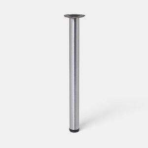 Picior blat GoodHome Nantua, 87x6 cm. argintiu