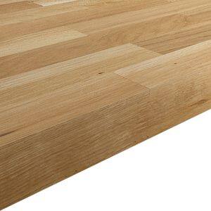 Blat bucatarie GOODHOME Hinita, lemn, 300 x 62 x 4 cm, stejar
