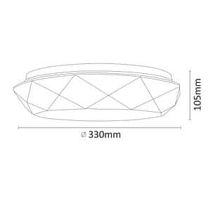 Plafoniera Led Selina 17W