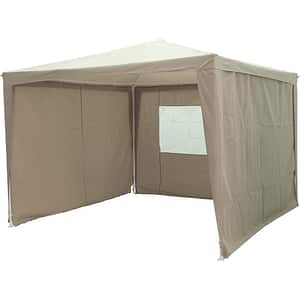 Pavilion terasa BLOOMA Preston, poliester, 300 x 300 x 250 cm, bej