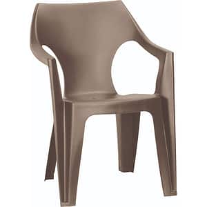 Scaun gradina Keter Dante, plastic, 57 x 57 x 79 cm, maro deschis