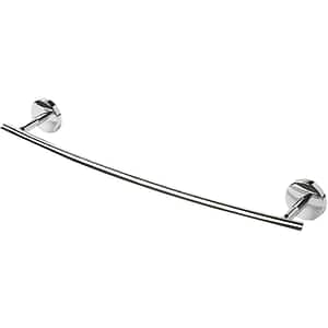 Suport prosop Ormara GOODHOME, 48 x 5.5 x 9 cm, otel, argintiu