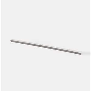 Plinta GoodHome Cicely, 2.4 m, argintiu