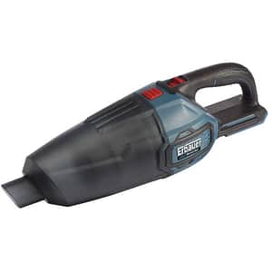 Aspirator auto ERBAUER, cu acumulator 18 V, 0.65 L, negru/albastru