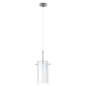 Lustra tip pendul, Alb/Argintiu, 60 W, 1 x E27  Bolt