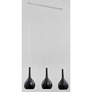Pendul, negru, 3 x 60 W  Alfa Vetro