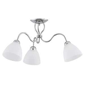 Lustra, Argintiu, 180 W, 3 x E27   Ariel