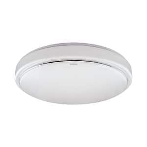 Plafoniera LED, 1 x 16 W, alb, tabla otel si plastic  Struhm Sola