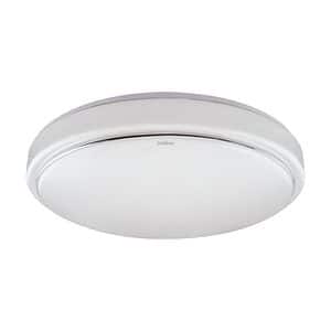 Plafoniera LED, 1 x 24 W, alb, tabla otel si plastic  Struhm Sola
