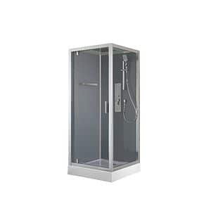 Cabina dus hidromasaj, joasa, patrata, 90 x 90 x 220 cm  GoodHome Beloya