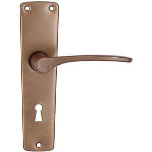 Maner cu sild, aluminiu, 100 mm, 2 bucati, maro