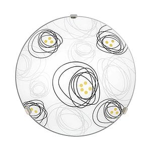 Plafoniera KLAUSEN Vulcan 40 LY-6082, 15W, E27, multicolor