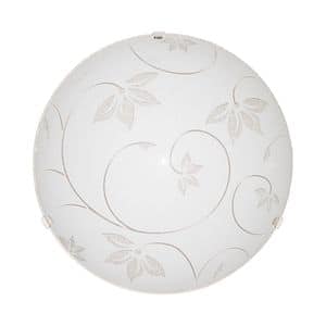Plafoniera KLAUSEN Leaf 40 LY-6015, 15W, E27, Alb