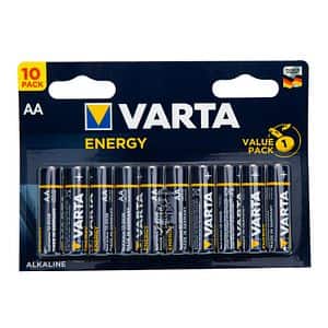 Set 10 Baterii Varta Energy Aa