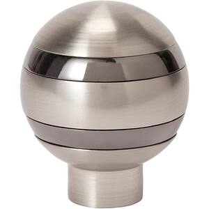 Capat galerie GOODHOME Athens, metal, 8.2 x 5 cm, argintiu