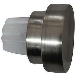 Capat galerie GOODHOME Athens, metal, 3.5 x 3.2 cm, gri