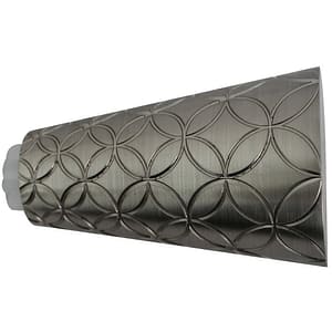 Capat galerie GOODHOME Athens, metal, argintiu