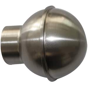 Capat galerie GOODHOME Athens, metal, 7 x 5.8 cm, argintiu