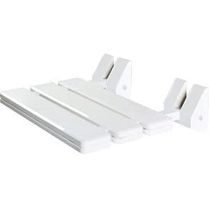 Scaun dus rabatabil BISK Pro 07623, 32 cm, alb