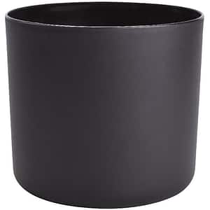 Ghiveci rotund GOODHOME, plastic, 25.1 cm, negru