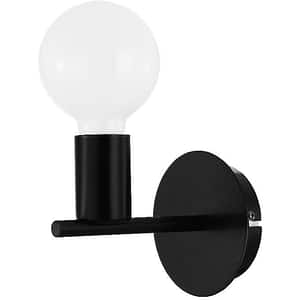 Aplica GOODHOME Darrah, 60W, E27, IP20, negru