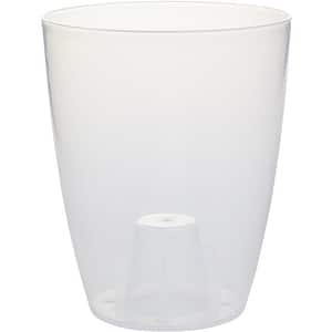 Ghiveci rotund pentru orhidee GOODHOME, plastic, 12 cm, transparent