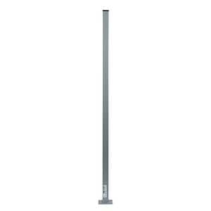 Picior patrat 25x25 h800 argintiu