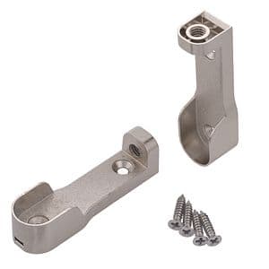 Suport bara dulap Suki 6280226, nichel, 30 x 15 mm, argintiu