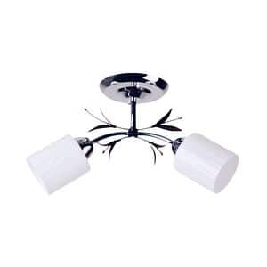 Candelabru KLAUSEN Malva 2 LY-3083, 15W, E27, Crom