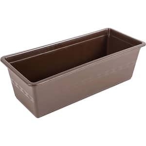 Jardiniera CARINA, plastic, 40 cm, maro