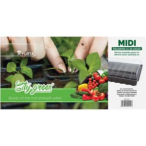 Minisera Yurta, 0.13 mp,  59 x 22 cm, plastic, transparent
