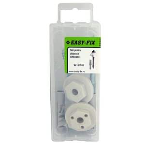 Set fixare pentru chiuveta SEA DPE0810, otel zincat - plastic