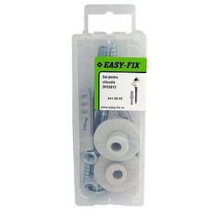 Set fixare pentru chiuveta SEA DPE0812, otel zincat - plastic
