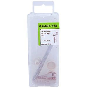 Set fixare pentru vas WC SEA DPL0690, otel zincat - plastic